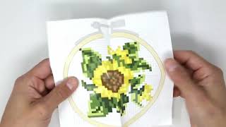 Mini Cross Stitch Kit - Sunflower - GG228