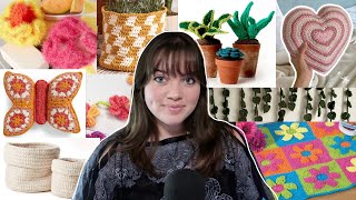 50 easy DORM ROOM DECOR crochet ideas with FREE patterns