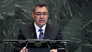 Садыр Жапаров в ООН. Полное выступление | 2025