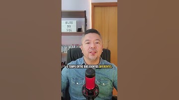 SQL também calcula tempo médio entre eventos #sql #bancodedados #shorts