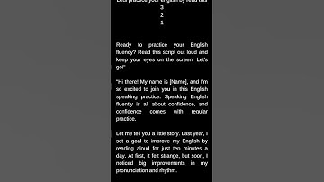 Thumbnail of English Speaking Practice with Teleprompter Text