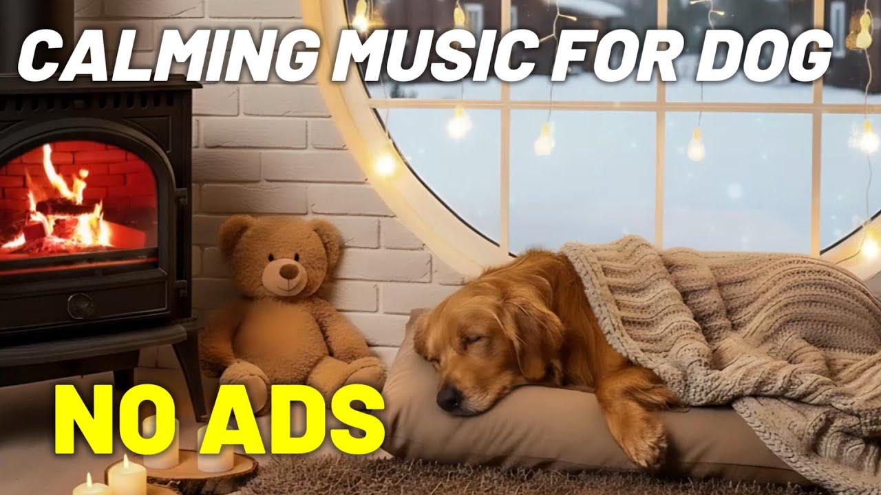24 Hours of Relaxing Music🐶🎅Deep Sleep Puppy Calm Music🐶🎵Dog Separation Anxiety Music