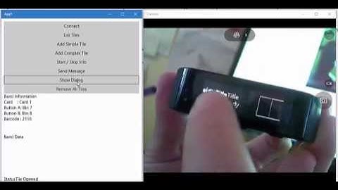 Microsoft Band Display notifications