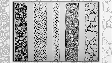 Beautiful Zentangle Art | Doodle Art Easy for Beginners | Tangle Doodle Patterns