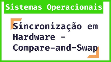 Me Salva Sistemas Operacionais: Hardware de Sincronização - Compare and Swap