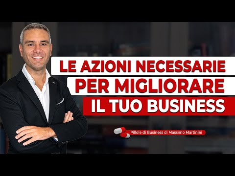 LE AZIONI NECESSARIE per migliorare il tuo Business