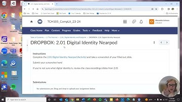 Submitting Assignments with a Dropbox