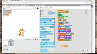 "YES, WE CODE FOR DOING MATHS": the tool "variable" in SCRATCH