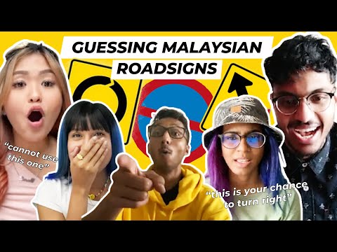 Guessing Malaysian Road Signs! | FlyVsTheInternet