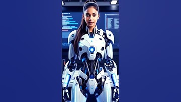Futuristic Female Robot #robot #robotics #design #automation #robotics #super #ai #futuristic #robo