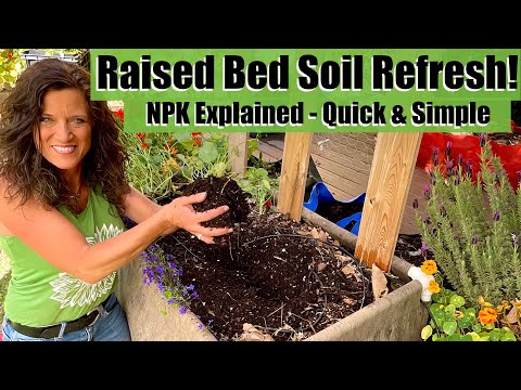 How to Refresh Soil in Raised Beds & NPK Explained - Quick & Simple / Raised Bed Garden #2