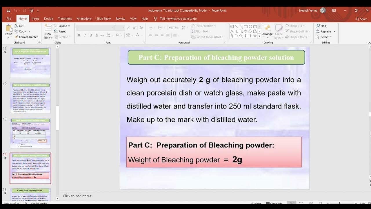 Explanation of Iodometric Titration YouTube