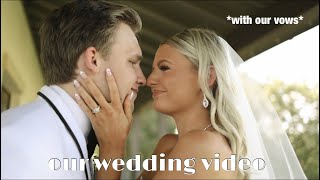 OUR WEDDING VIDEO *with our vows* by Maddie Burch 3,531 views 2 years ago 4 minutes, 56 seconds