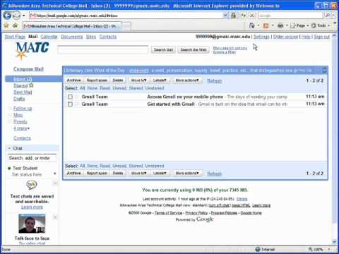 MATC Gmail - How to Forward Your MATC Email to a Non-MATC Email Address