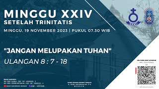 Live Ibadah Minggu XXIV Setelah Trinitatis HKBP Medan Sudirman | Minggu, 19 November 2023- 07.30 WIB