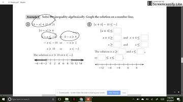Section 2.3 Part 3 - Solving Absolute Value Inequalities