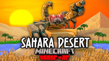 I Survived 100 Days in the SAHARA in Hardcore Minecraft!