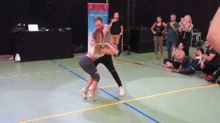 Korke+Judith Bachata Sensual Intermediate Soft Leading World Hug Dance Festival Sepember 24th 2016 screenshot 5