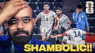 Utter Disappointment Shameful for the Indian football Supporters | India vs Afghanistan 1-2