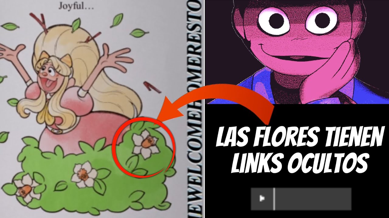 ¿Mas secretos en la pagina web de welcome home ? Hay links Ocultos en la flores ¿como encontrarlos ?