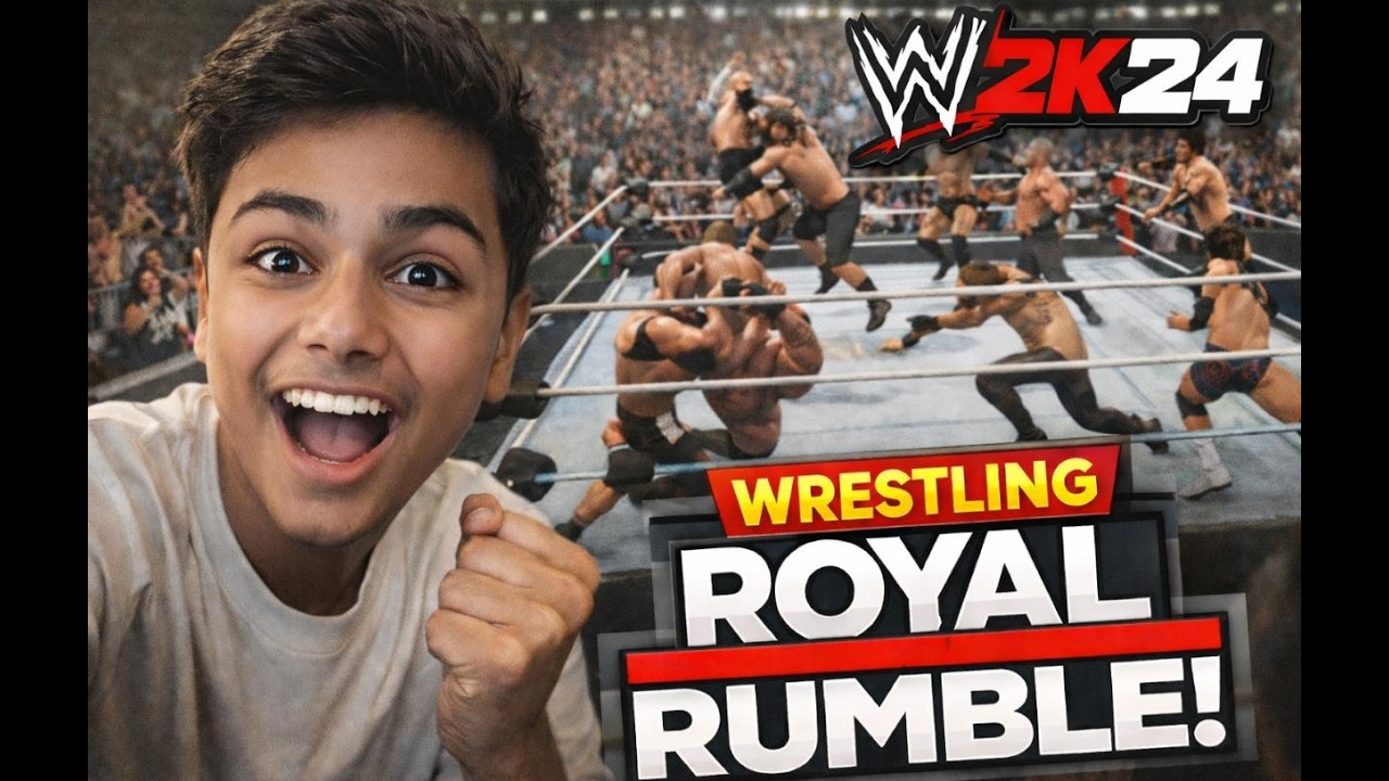 “Last Man Standing: WWE 2K24 Royal Rumble Chaos!” #wwe2k24