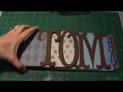 Making of a Word Book Part 2 paper crafts origami