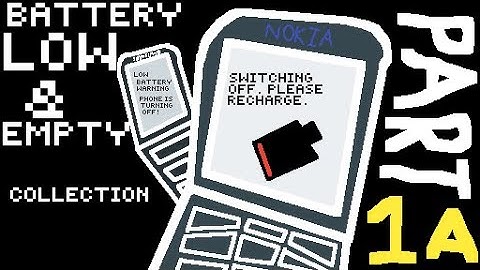 Battery low/empty collection reanimated - part 1a