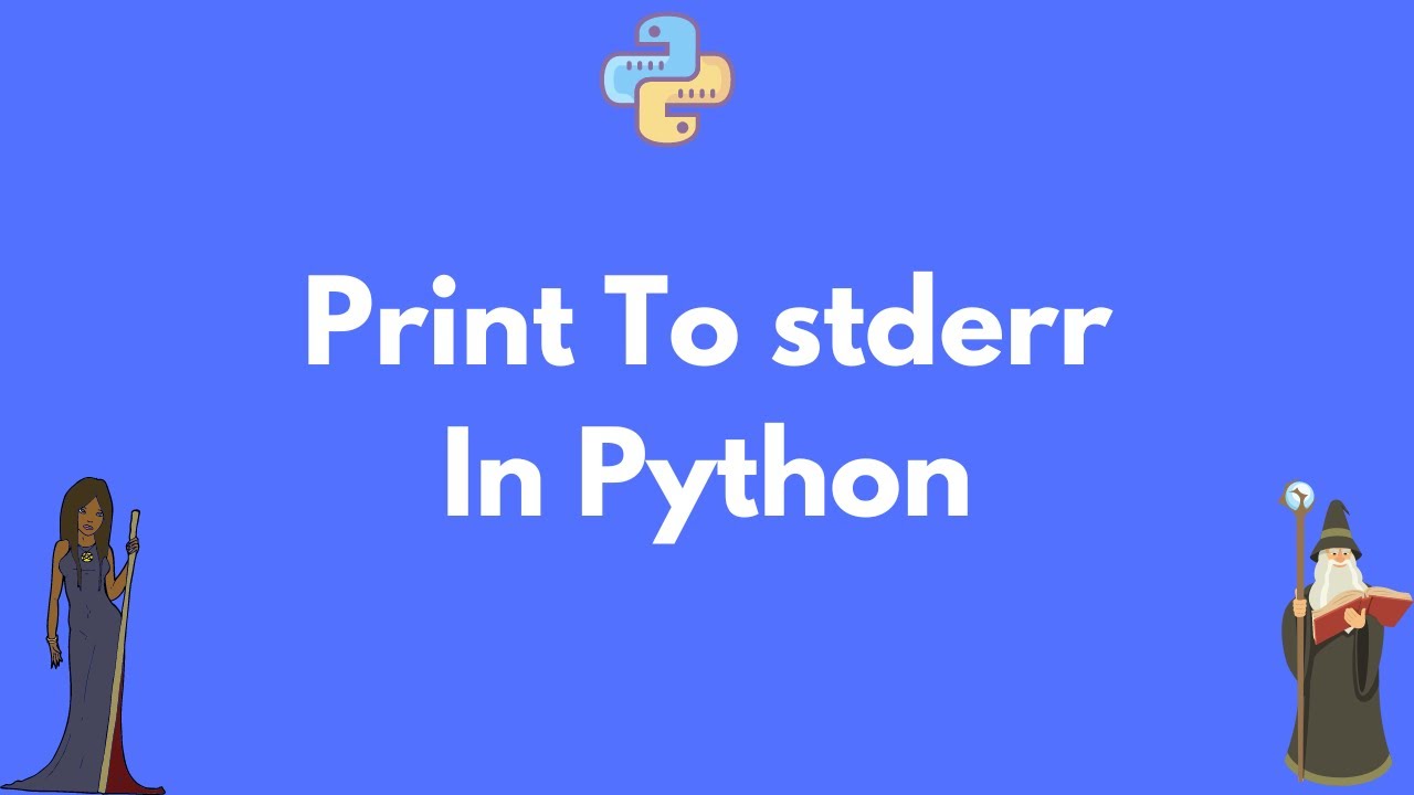How to print to stderr in Python - YouTube How To Print To Stderr In Python - Youtube