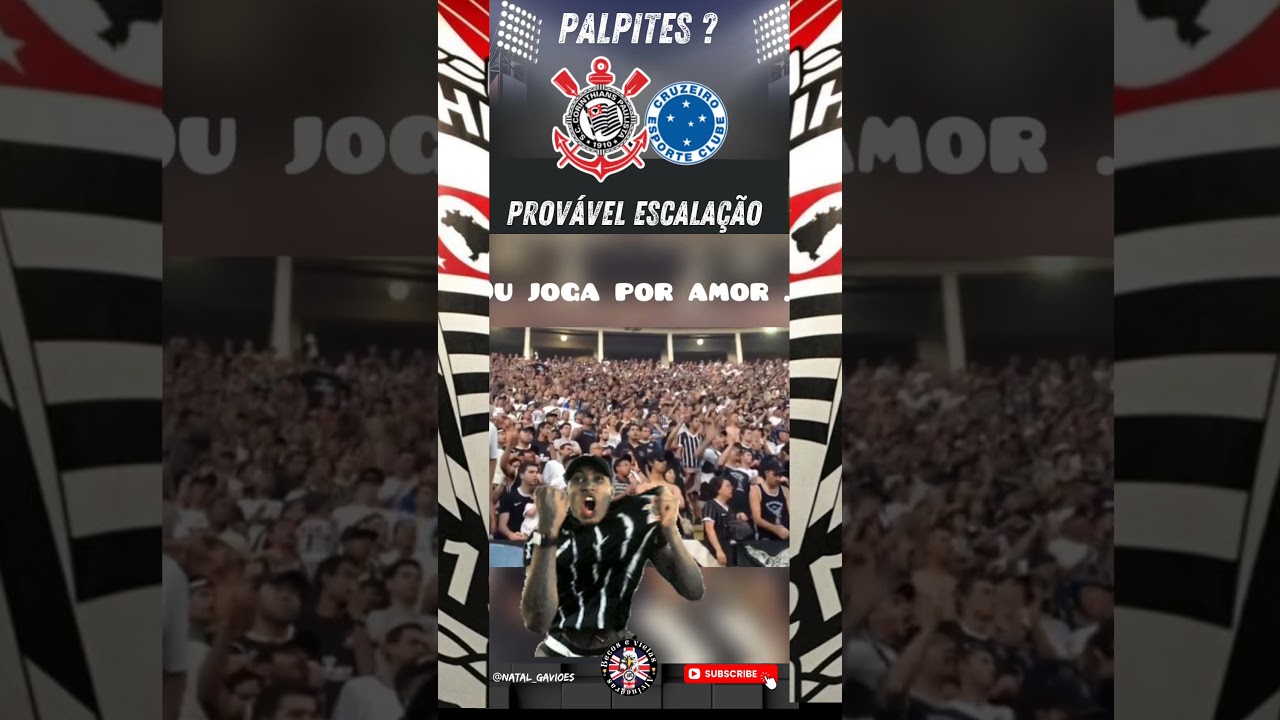 #corinthians x #cruzeiro #provávelescalação palpites ? #fieltorcida ?