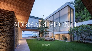 Luxurious House Design With Central Courtyard And Panoramic Ocean View