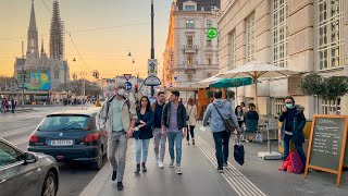 Walking In Vienna, March 2022, City Center | 4K Hdr