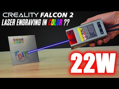 INCREDIBLE!! This Creality Falcon 2 Laser engraver, VERY POWERFUL