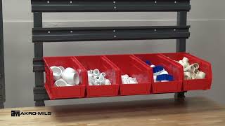 Akro-Mils Bin Hanging System.