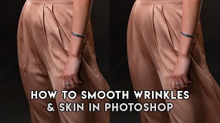 Remove Wrinkles on Clothes & Smooth Skin using Frequency Separation