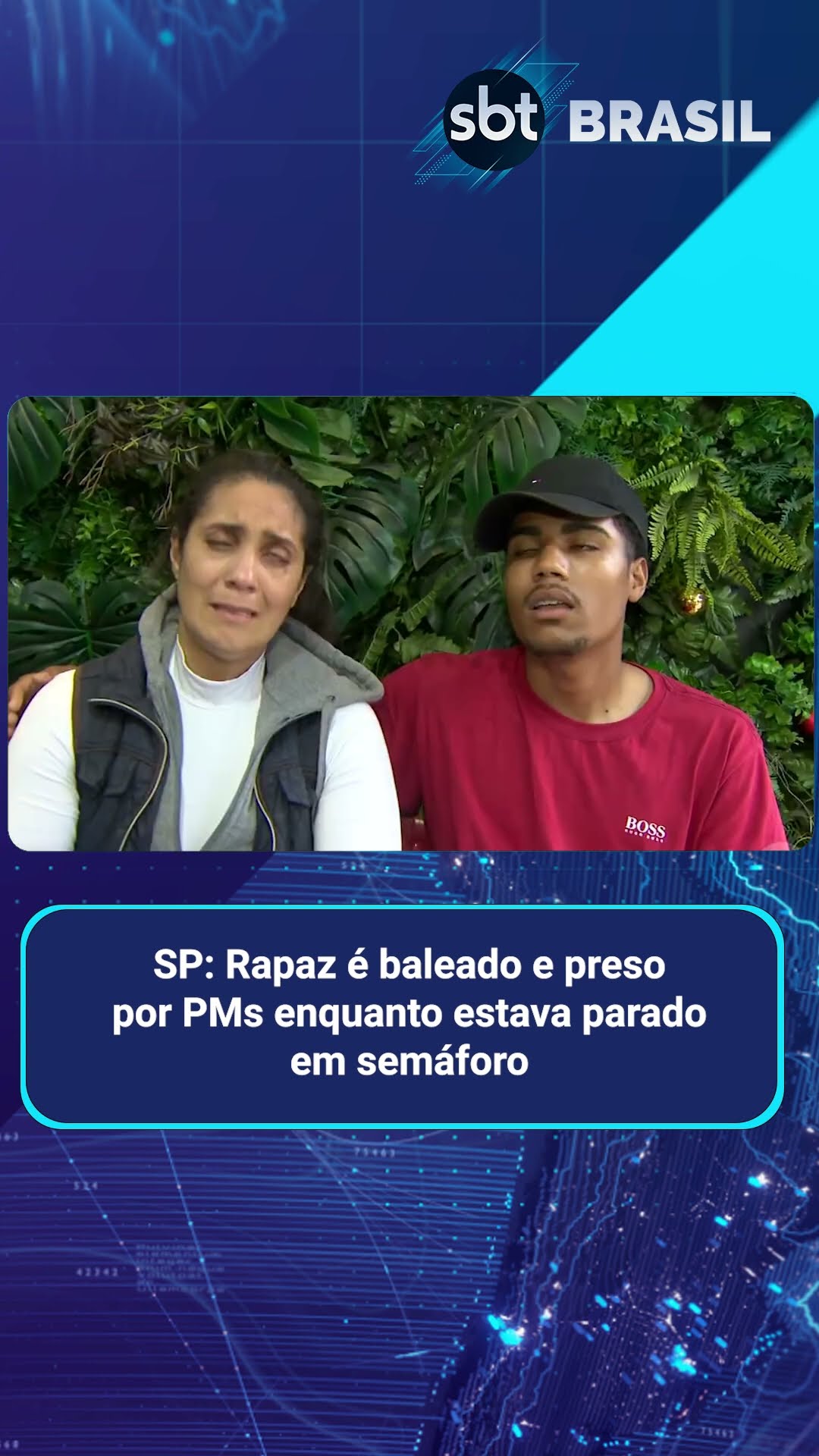 Homem é baleado em São Paulo e família alega abuso da Polícia Militar| SBT Brasil (29/01/25)