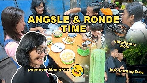 Saat itu,Habis Hujan Cari yg anget2 🌧️☕ | Angsle & Ronde Ibu Suti #kulinersurabaya #family 