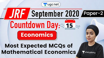 UGC NET Paper 2 Crash Course | Economics by Simranjit Kaur | Most Expected MCQs
