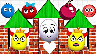 🤣 3 relax Gameplay Hide Balls 🆚 Draw To Smash 🆚 lucky balls 2048 Gameplay Walkthrough Mobile part 33 screenshot 4