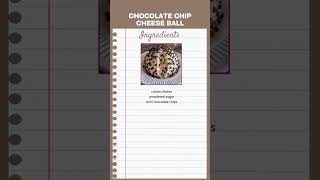 Chocolate Chip Cheese Ball