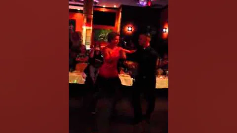 Dancing a simple Samba