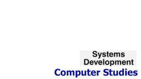 system development | form 3 work computer studies