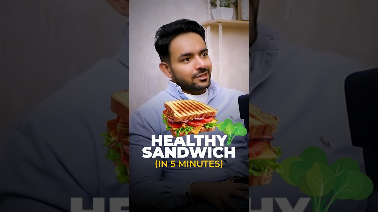 🥪 Healthy Veggie Paneer Sandwich Recipe! 
