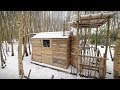 Cabin Life: Snow at the Off Grid Pallet Wood Cabin - Unboxing Mail