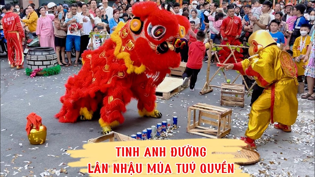 Lân quất 3 lon Ken xong múa Tuý Quyền luôn