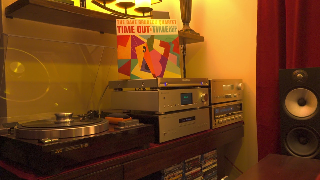 Audio-Technica AT-OC9XSL, Parasound - JC 3 Jr., Yamaha A-S2100, B&W 603 S2,  JVC QL-Y66F