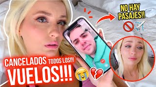 CANCELADOS TODOS LOS VUELOS!!😱✈️ OSO NO PUEDE VOLVER!!!😭💔