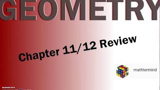 Geometry Chapter  11-12 Review