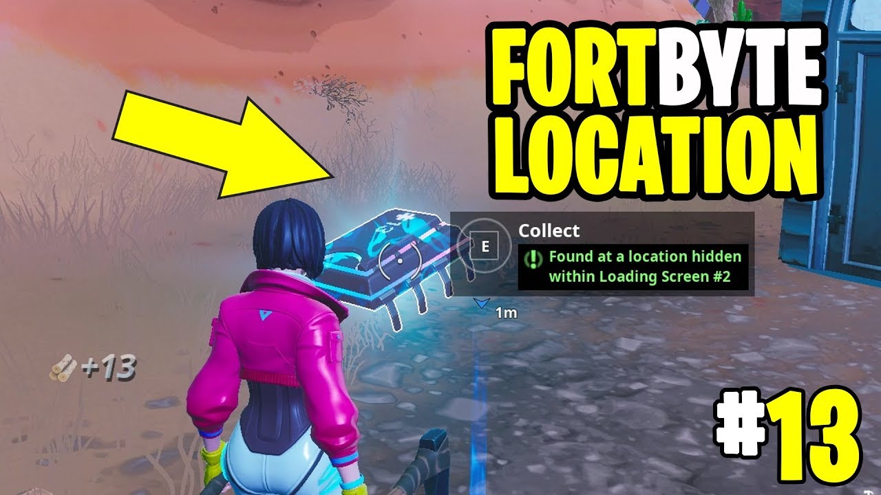 Found at a Location Hidden within Loading Screen 2 - FORTBYTE #13 LOCATION