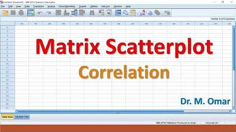 Matrix Scatterplot in SPSS