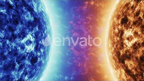 Blue Fire Star vs Red Star in Space  - After Effects Templates Project Files [Video Hive]